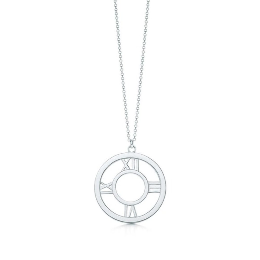 Authentic Tiffany Atlas Medallion Necklace